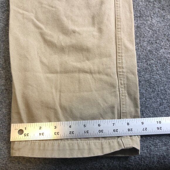 Prana Pants Mens Large Tan Belted Vintage Y2K Gorpcore Hiking Made USA Pockets - Picture 9 of 14